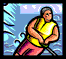 Gif animé ski nautique